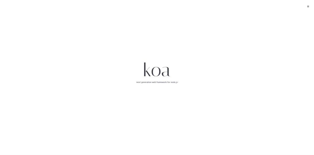 Koa.js — minimal, expressive successor to Express