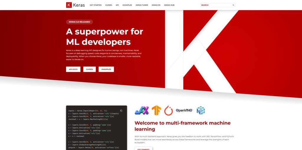 Keras (Keras 3 / Keras Core)