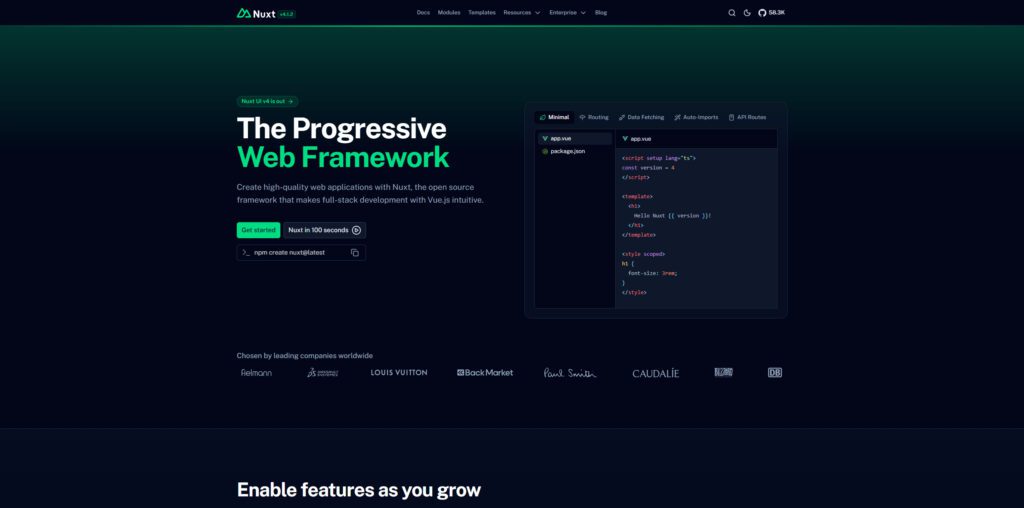 Vue.js / Nuxt