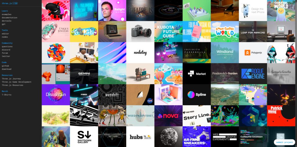 Three.js in the animation toolbox