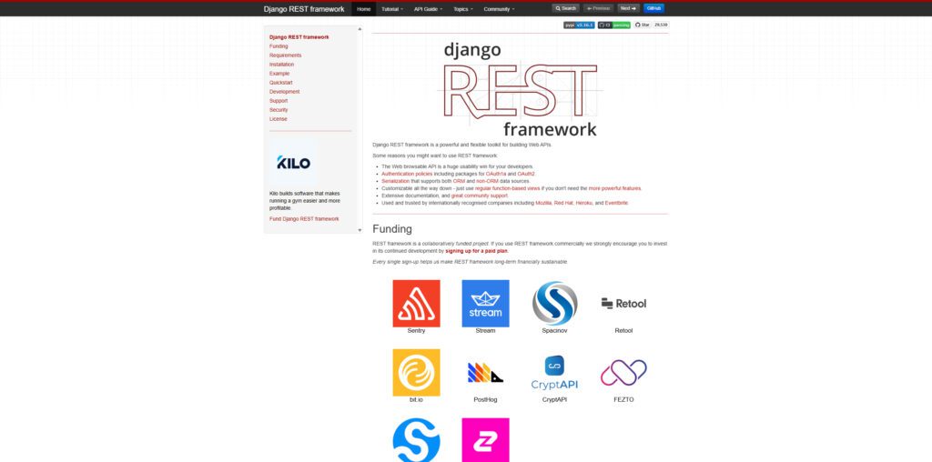 Django REST Framework (DRF)