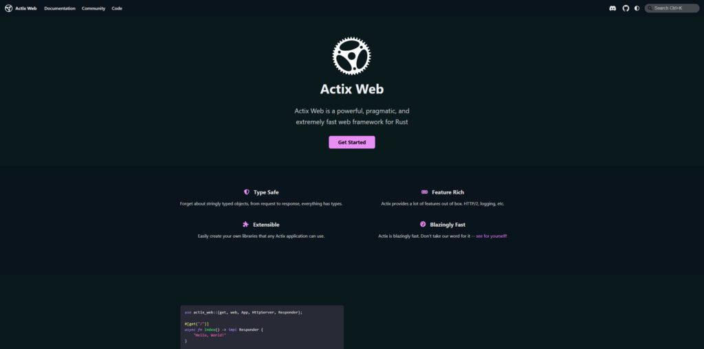 Actix Web